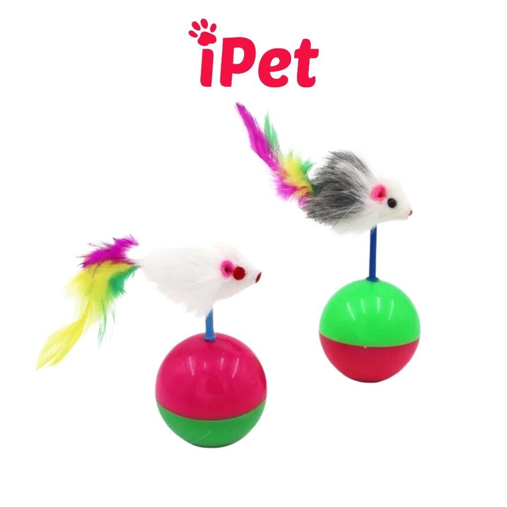 [HCM]Bóng Chuột Lật Đật Cho Mèo Vờn Bắt -  iPet Shop