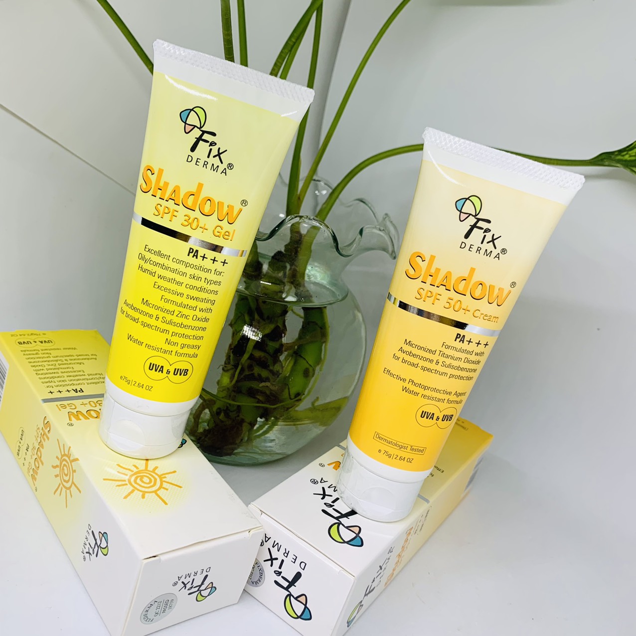 Kem chống nắng fixderma shadow spf 30+/spf 50+