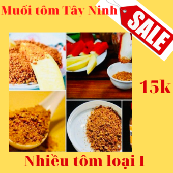 Muối Tôm Tây Ninh Chính Hiệu Loại 1 Nhiều Tôm Chấm Trái Cây Chấm Gà Đều Ngon