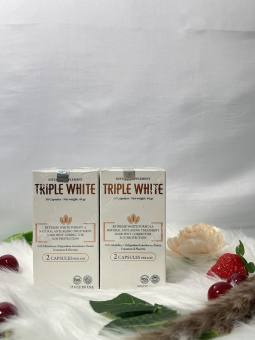 Viên Uống Triple White Trắng Da, Chống Nắng, Ngừa Nám Hộp 50 Viên Nội Địa Mỹ