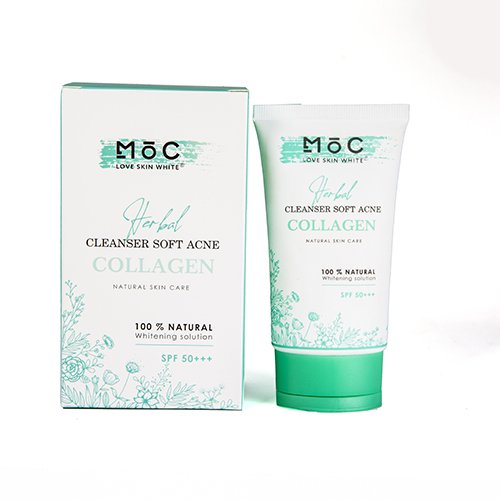 Sữa rửa mặt - ngừa mụn collagen - moc