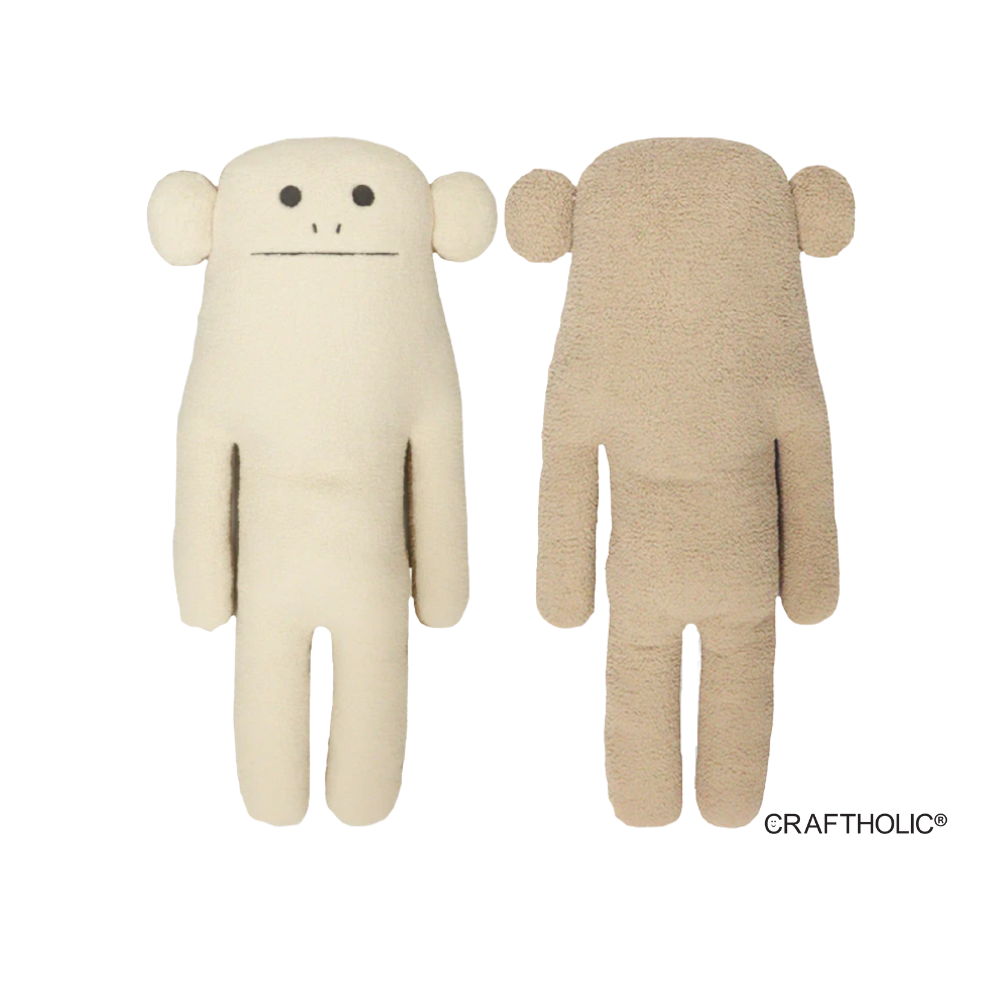 価格は安く CRAFTHOLIC Stuffed CRAFT Curly ボア付ブランケット br