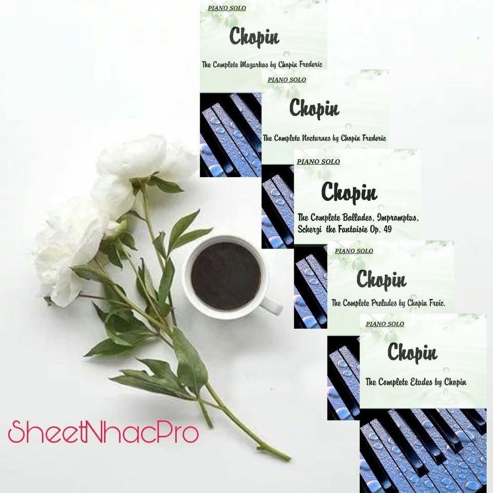 Sách Piano Combo 5 quyển ChoPin piano