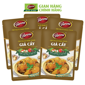 Combo 5 gói Gia Vị Giả Cầy Barona 80g ướp ngon chuẩn vị không cần nêm nếm