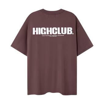 Áo Thun BASIC Tay Lỡ Unisex Nam/Nữ Màu Nâu Cổ Tròn - HIGHCLUB Brand Chính Hãng