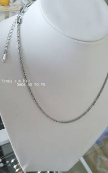 Dây chuyền titan bính xoắn