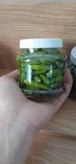 Ớt xanh ngâm giấm chua ngọt 1 hũ 250gram