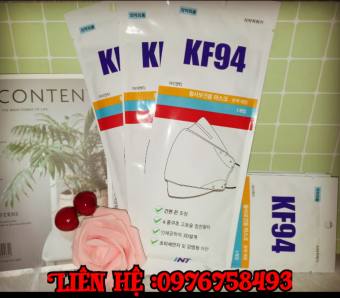 Khẩu trang kháng khuẩn Hàn Quốc KF94, size M ,1c/1 túi