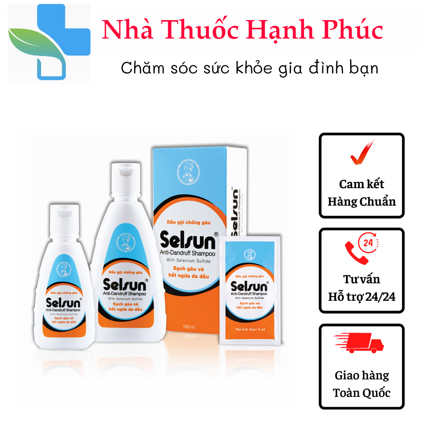 Dầu gội chống gàu selsun 100ml và 50ml