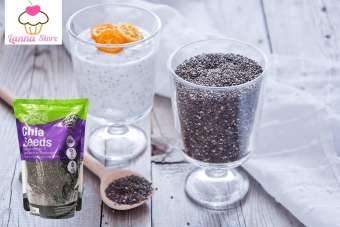 Combo set 3 gói : Đường + hạt chia + lá dứa