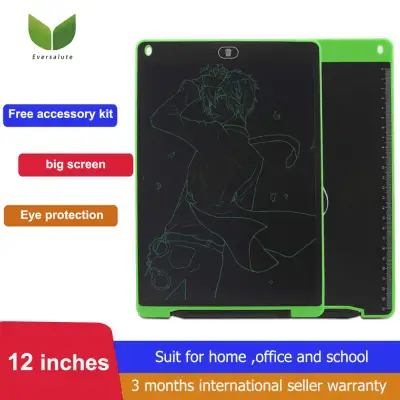 Eversalute 12 Inch LCD Writing Tablet ,kids toy,LCD Writing Board Doodle Board Kids Drawing Board Graphic Drawing Tablet Electronic Writing Pad with Stylus for Kids Family Memo Office Designer (3)