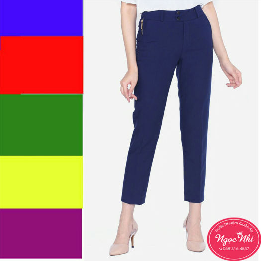 Thuốc Nhuộm Quần Áo Màu Xanh Tím Than