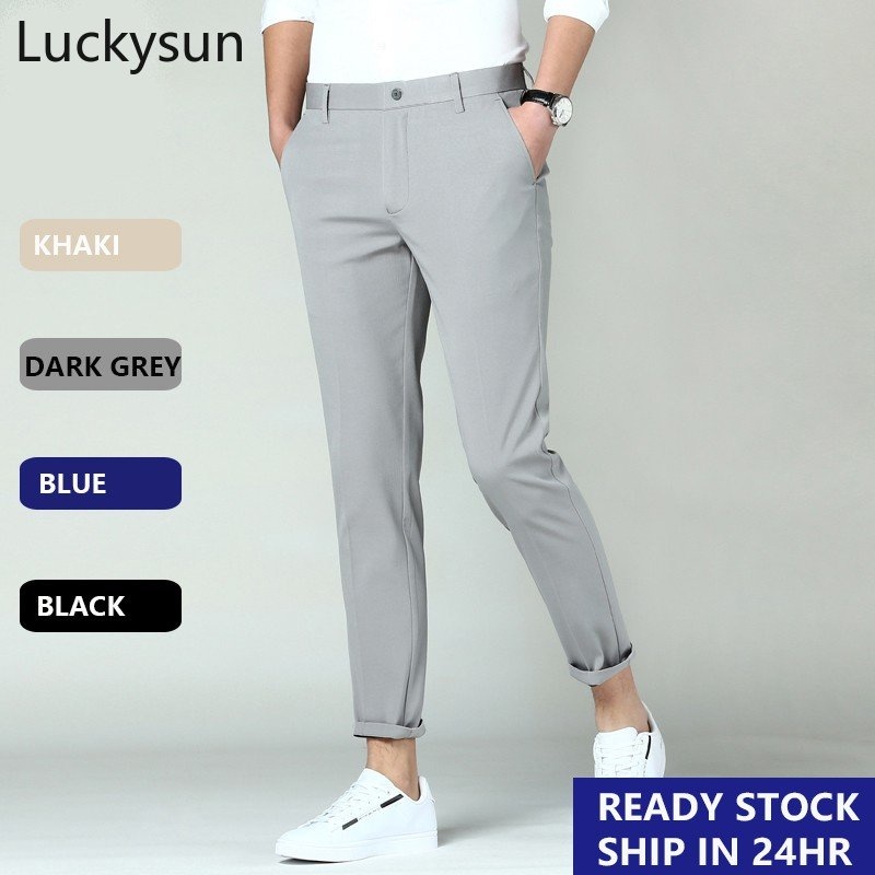 grey pants men