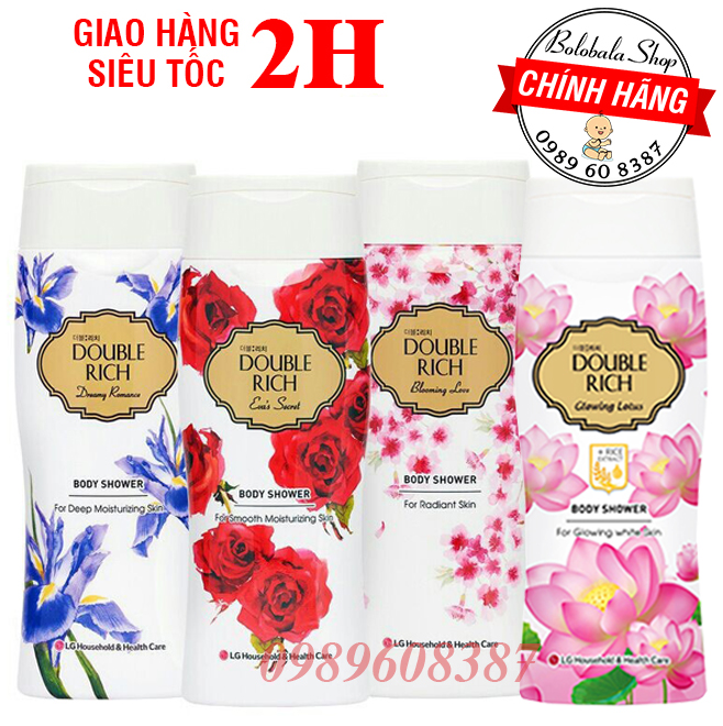 Sữa tắm Double Rich đủ màu 200g