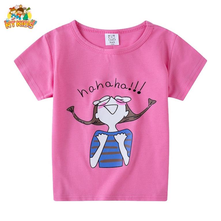 Áo Thun Cho Bé Gái NT KIDS Chất Liệu COTTON Họa Tiết Đáng Yêu - 5