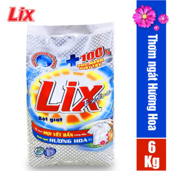 Bột Giặt Lix Extra Hương Hoa 6Kg EB006