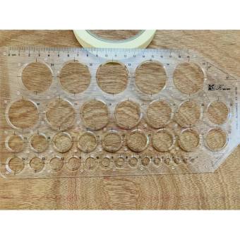 Thước Lỗ Vẽ Kỹ Thuật, Thước Elip