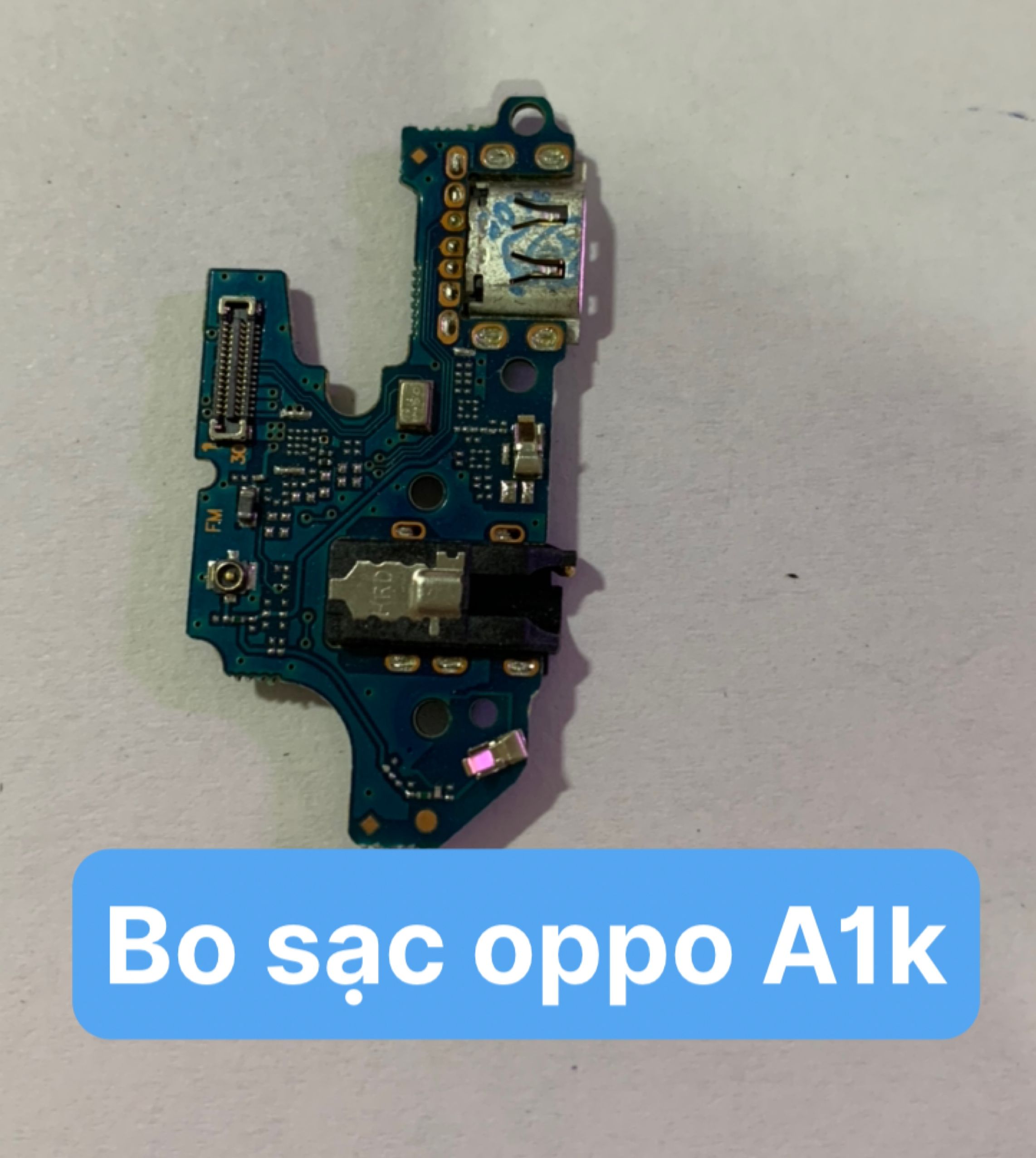 Cụm đuôi sạc, Bo sạc, chân sạc, micro, oppo A1k, Realme c2 zin hãng
