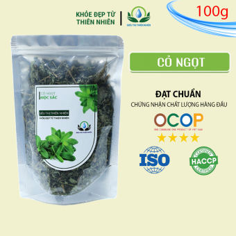Trà cỏ ngọt sấy khô thương hiệu mộc sắc gói 100g