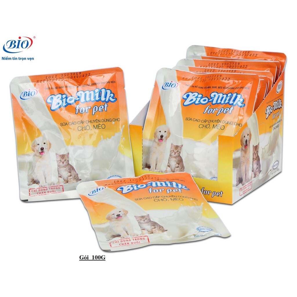 Sữa bột dành cho chó mèo Bio-milk for pet 100gr