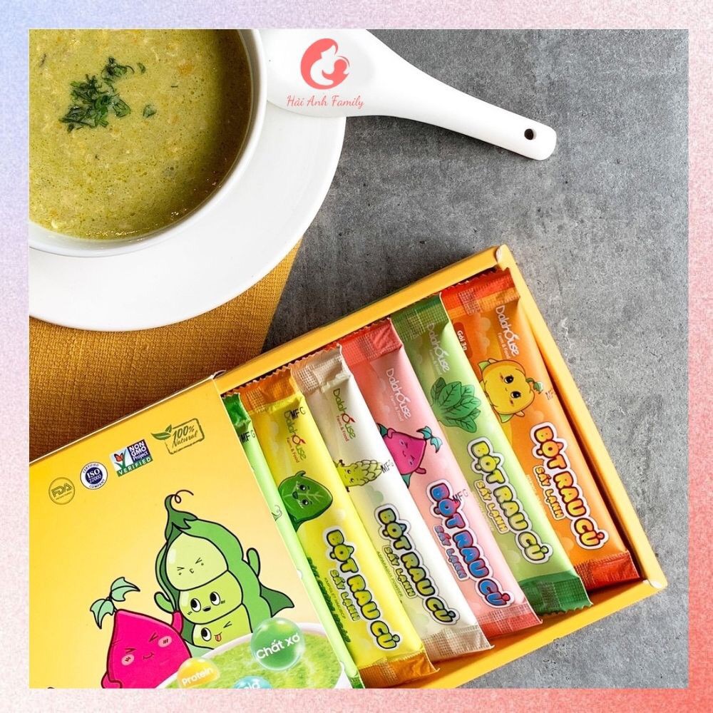 Bột rau củ cho bé ăn dặm từ 6 tháng tuổi Dalahouse - Sumishop2019
