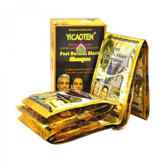 Dầu Gội Làm Đen Tóc Yicaoten (hộp 10 gói)