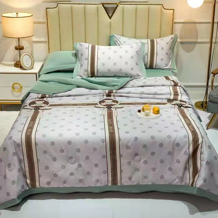 Chăn hè lụa tencel chần bông 3 lớp nhập khẩu cao cấp, mền lụa thái mềm mịn thoáng mát kích thước 2mx2m2