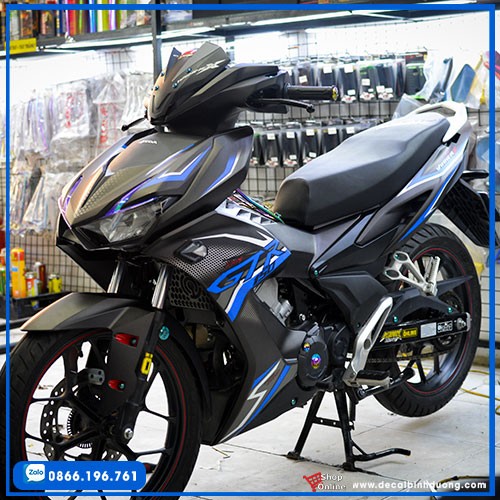 Tem Winner X Đen Nhám Phiên Bản GTR - Tem Winner X Đẹp - Tem Winner X Đen Nhám