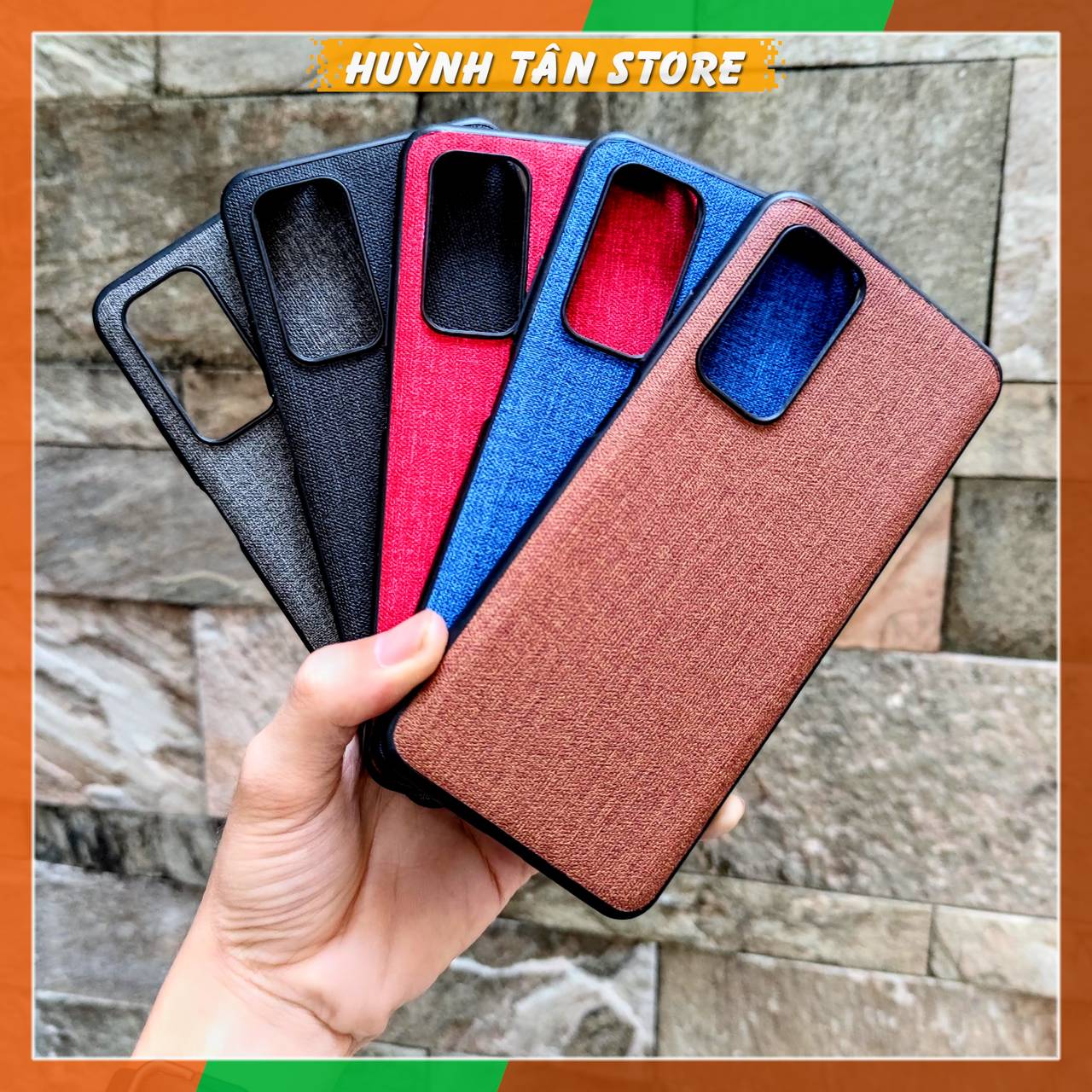 Ốp lưng oneplus 9, 9 pro chống vân tay nhựa cứng viền đen giả vải JEAN 1 màu phụ kiện điện thoại huỳnh tân store