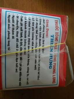 GÓI XÔNG PHONG THỦY TRỪ ÁM KHÍ TẨY UẾ