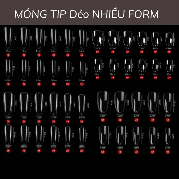 Móng giả siêu dẻo, mỏng, nhẹ