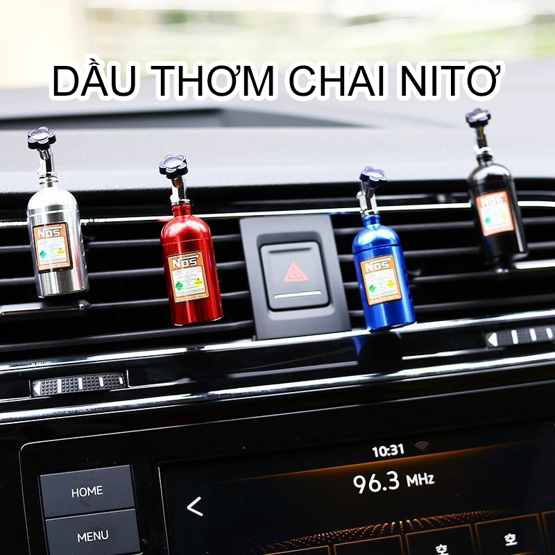 [HCM]MINI Nước hoa cửa gió điều hòa ô tô NOS (Hương bưởi / chanh / nho)