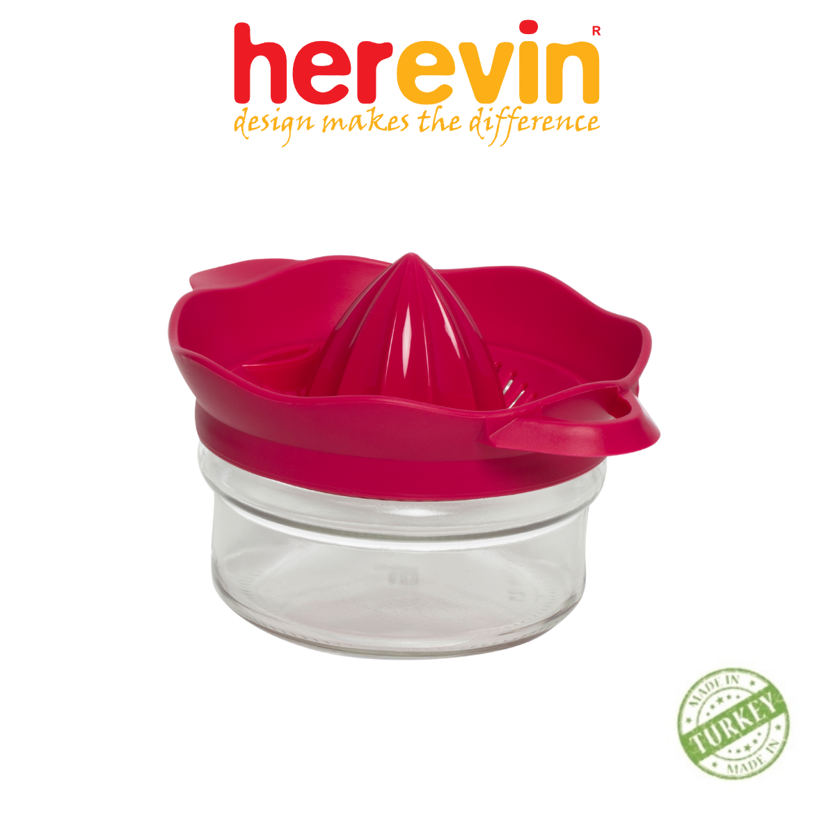 Vắt Cam Thuỷ Tinh Herevin Màu 410ml - HEVC131425-000 [GIAO MÀU NGẪU NHIÊN]