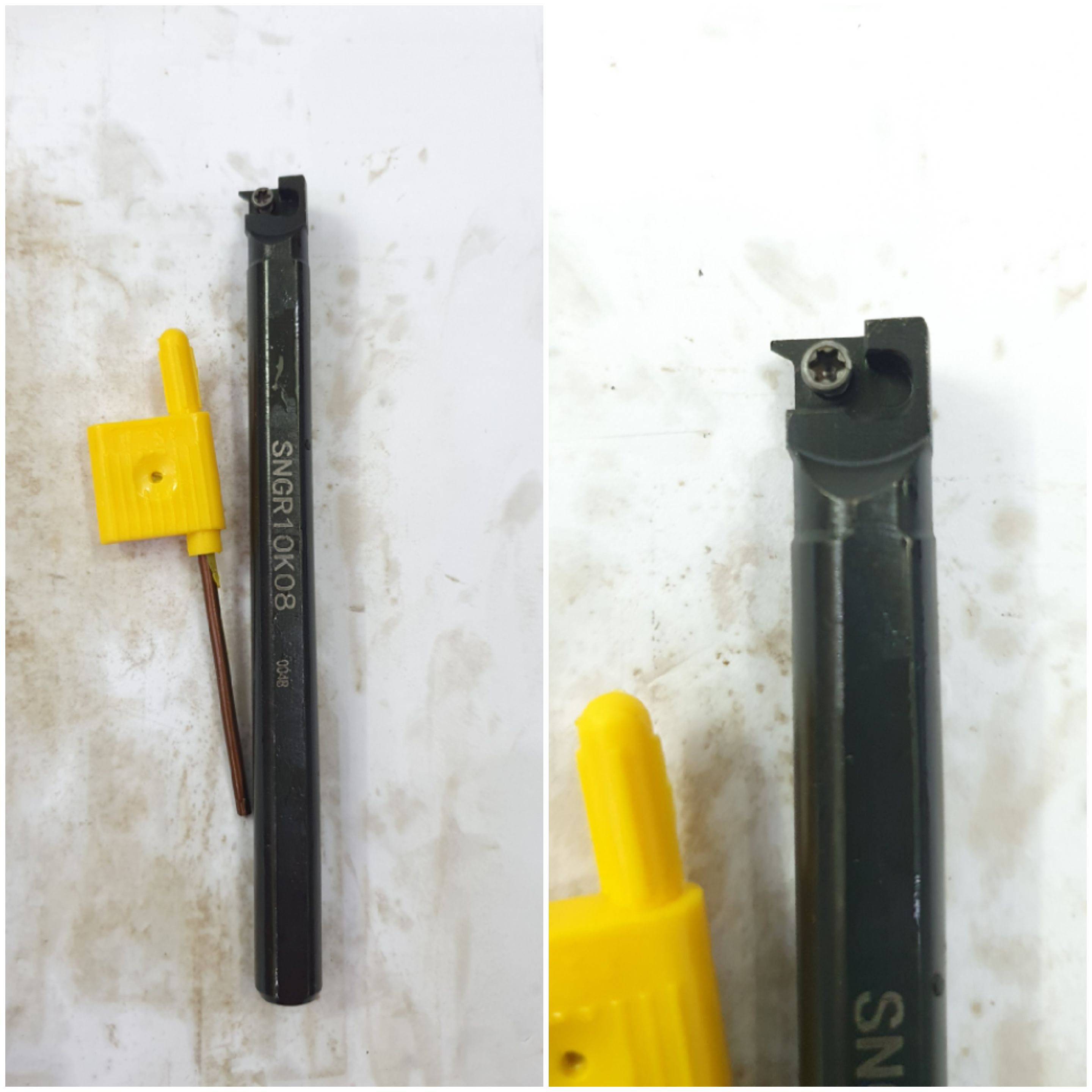 Cán dao cắt chích rãnh trong 10 12 cnc sngr10k08 , sngr12m08 lắp mảnh 8gr