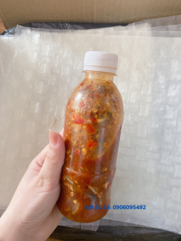 🔵 Mắm nêm tỏi ớt Bình Định ( 300ml/chai ) - Đặc Sản Anh Chị Năm 🔵