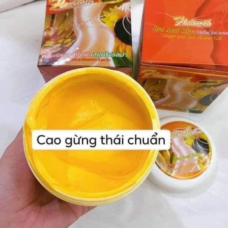 Kem tan mỡ gừng Thái Lan Kem tan mỡ bụng gừng ớt Thái 500ml giúp đánh tan mỡ hiệu quả