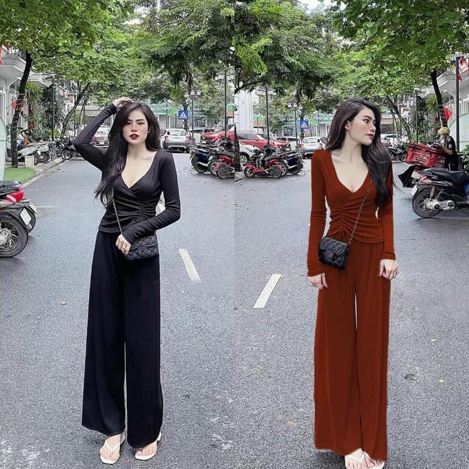Đồ bộ mặc nhà nữ,sét bộ quần áo nữ chất thun gân thiết kế thời trang thích hợp đi chơi,du lịch dạo phố...