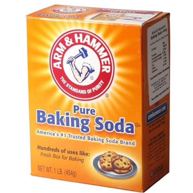 Bột baking soda đa công dụng sử dụng làm bánh làm đẹp làm sạch khử mùi bảo vệ sức khỏe trọng lượng 454g - Xuất xứ Mỹ