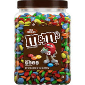 Socola sữa M&M Milk Chocolate hộp 1757gr của Mỹ