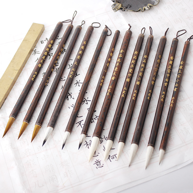 Bút Lông Thư Pháp Mã Long Kiêm Hào, Bút viết thư pháp cọ vẽ tranh thủy mặc