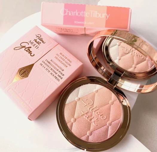 PHẤN BẮT SÁNG HIGHLIGHT CHARLOTTE TILBURY PILLOW TALK MULTI GLOW - Phấn mắt  | TheFaceHolic.com