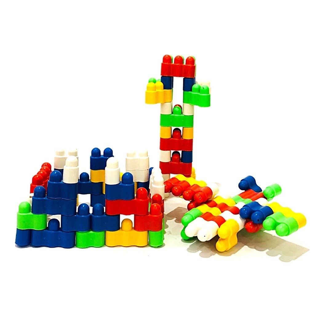 Gói 1kg lego ghép hình nút siêu rẻ- đồ chơi thông minh cho bé
