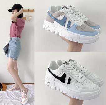 Giày thể thao nữ New Air phong cách thời trang siêu đẹp mẫu mới Hot trend 2022, giày sneaker nữ độn đế 4cm siêu êm đi học, đi chơi, giày bata nữ giá rẻ