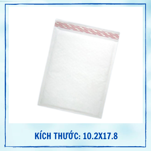 Túi đóng gói hàng kích thước 10.2x17.8 có màng bọc khí chống sốc chống va đập nát hàng (10 túi)