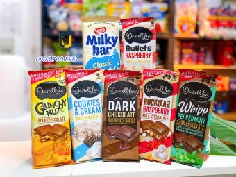 Đủ vị socola (chocolate) Darrell Lea thanh 160g/170g/180g