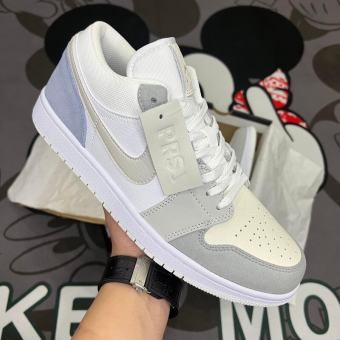 Giày Jordan Cổ Thấp, Giày Jordan Paris Xám Xanh , giày jordan xám xanh cổ thấp Full  Box