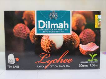 TRÀ ĐEN TÚI LỌC HƯƠNG VẢI [Sri Lanka] DILMAH Ceylon Black Tea