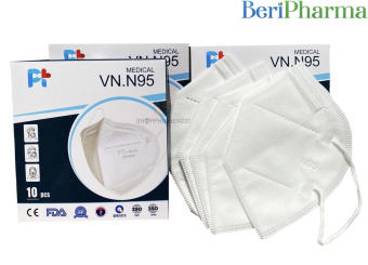 PT Mask VNN95 Combo 5 Khẩu trang Không Van Thở 4 Lớp