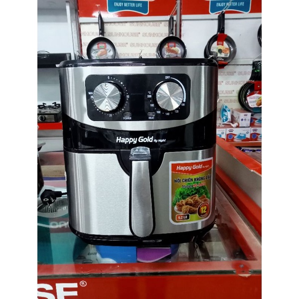 Nồi chiên không dầu sharp 9.2 lít - nồi chiên không dầu dung tích lớn, công nghệ chiên 360 độ