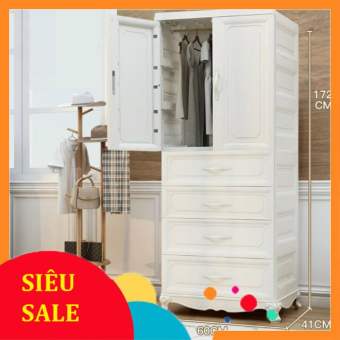 TỦ NHỰA VÂN GỖ CAO CẤP 5 TẦNG Holla